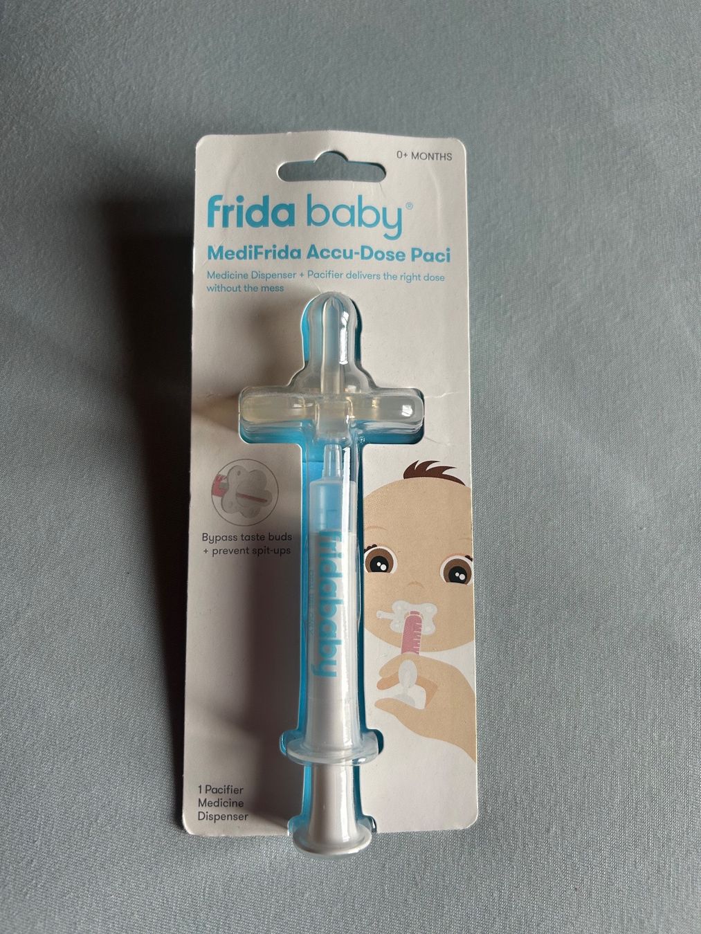 Succhiotti & catenelle porta ciuccio: Fridababy Medicine Dispenser Pacifier – Nuovo e nell'imballaggio originale da Gümligen venduto da kmat14