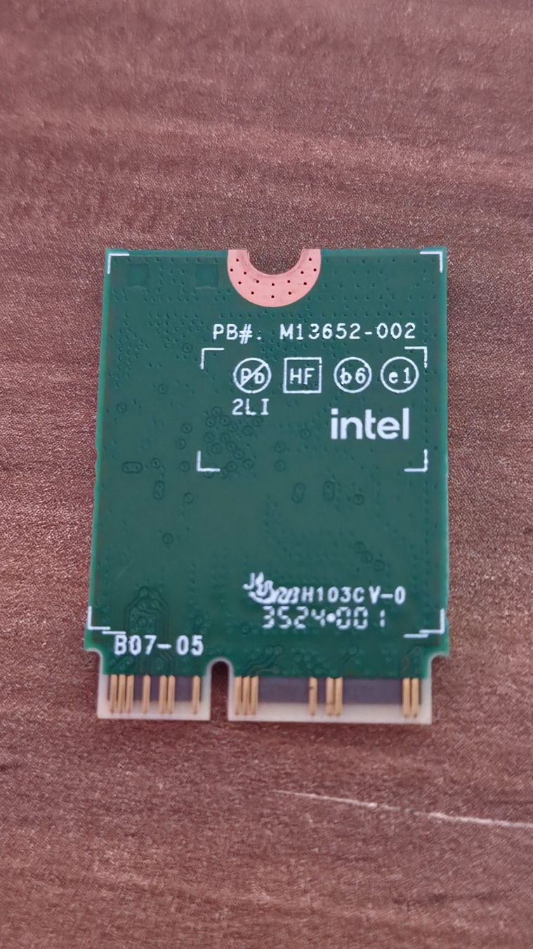 Intel Laufwerke & Adapter: Intel Killer 1675i Wifi 6E M2 Karte – Defekt aus Grabs von wiRD27rs 1