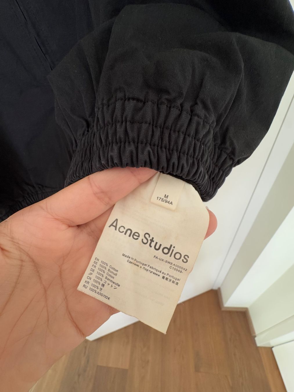 Acne Studios Giacche: Acne Studios Wind Breaker Jacke, Gr. M, schwarz – Nuovo (secondo la descrizione) da Triesen venduto da atos87 4