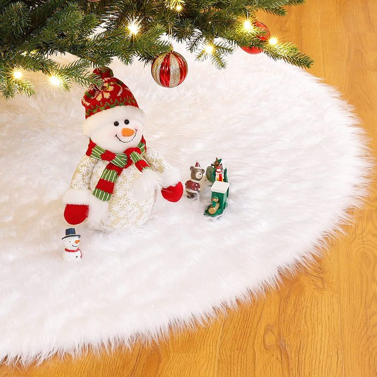 90cm Rock Teppich Filz Weihnachtsbaum Tannenbaum Christbaum | Kaufen auf  Ricardo | Weihnachtsbaumdecken