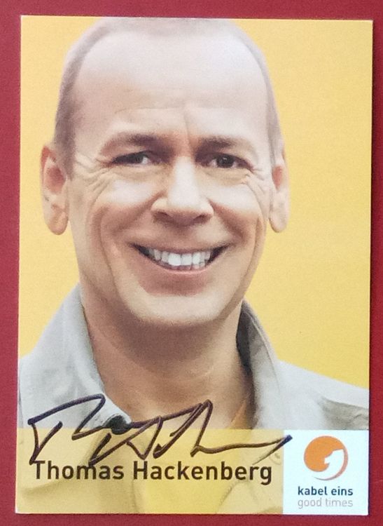 Thomas Hackenberg Autogramm signiert Fotopostkarte 10x15cm | Kaufen auf ...