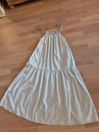 Replay Dress Maxikleid Gr. XXS hellblau Sommerkleid luftig