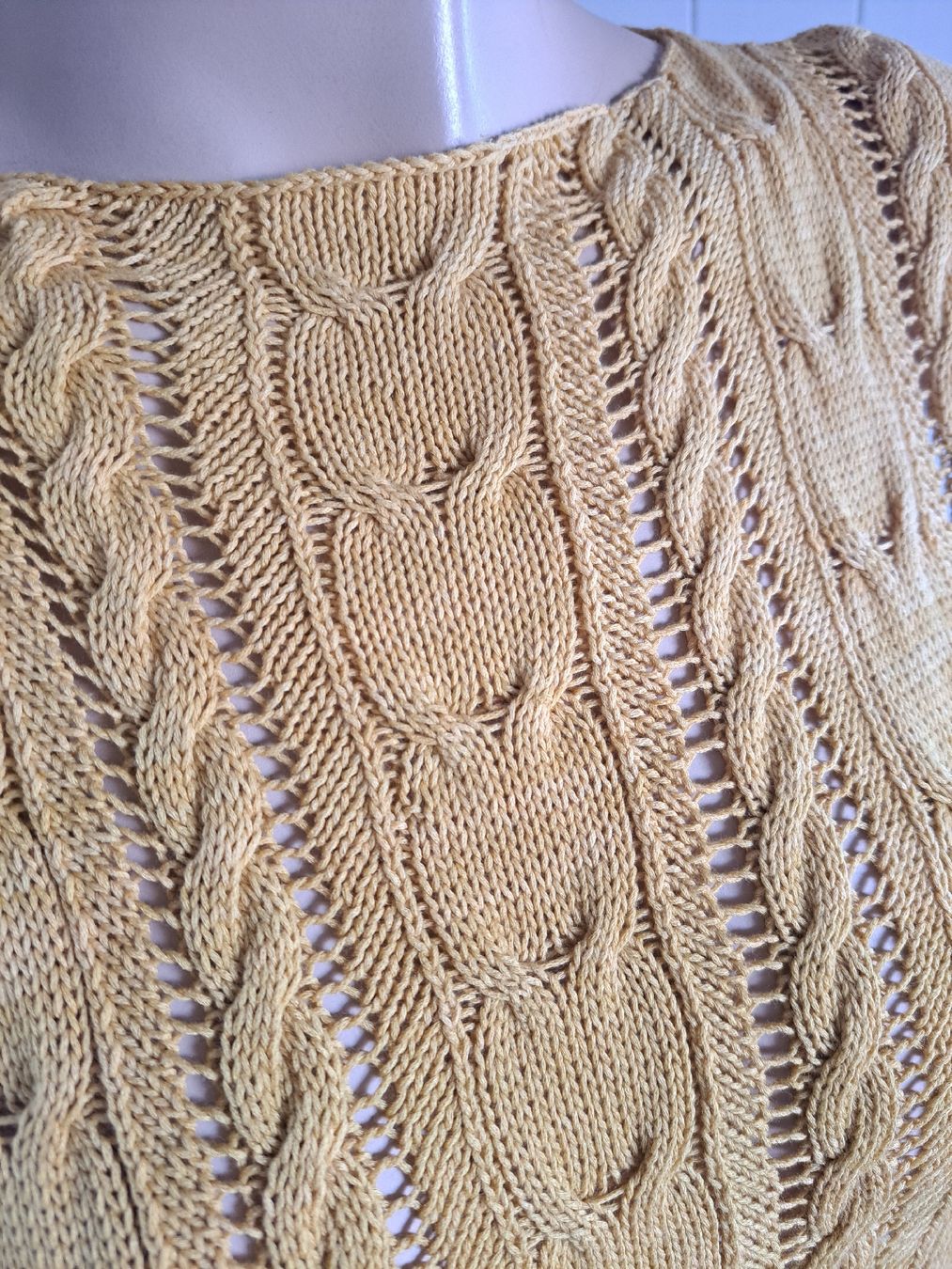 Gilet & Giacche senza maniche: Strickpullunder Vintage Ombrée Pullunder Gilet Weste S M 38 – Usato da Mollis venduto da Fauchi99 1