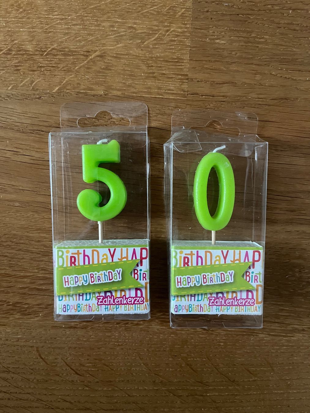 Candele: Bougies d'anniversaire 50 – Nuovo e nell'imballaggio originale da Gurmels venduto da sar_znc6