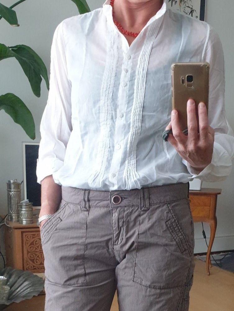 Camicette: Bluse aus Baumwolle, Gr. 36 – Usato da Basel venduto da Luzora 2