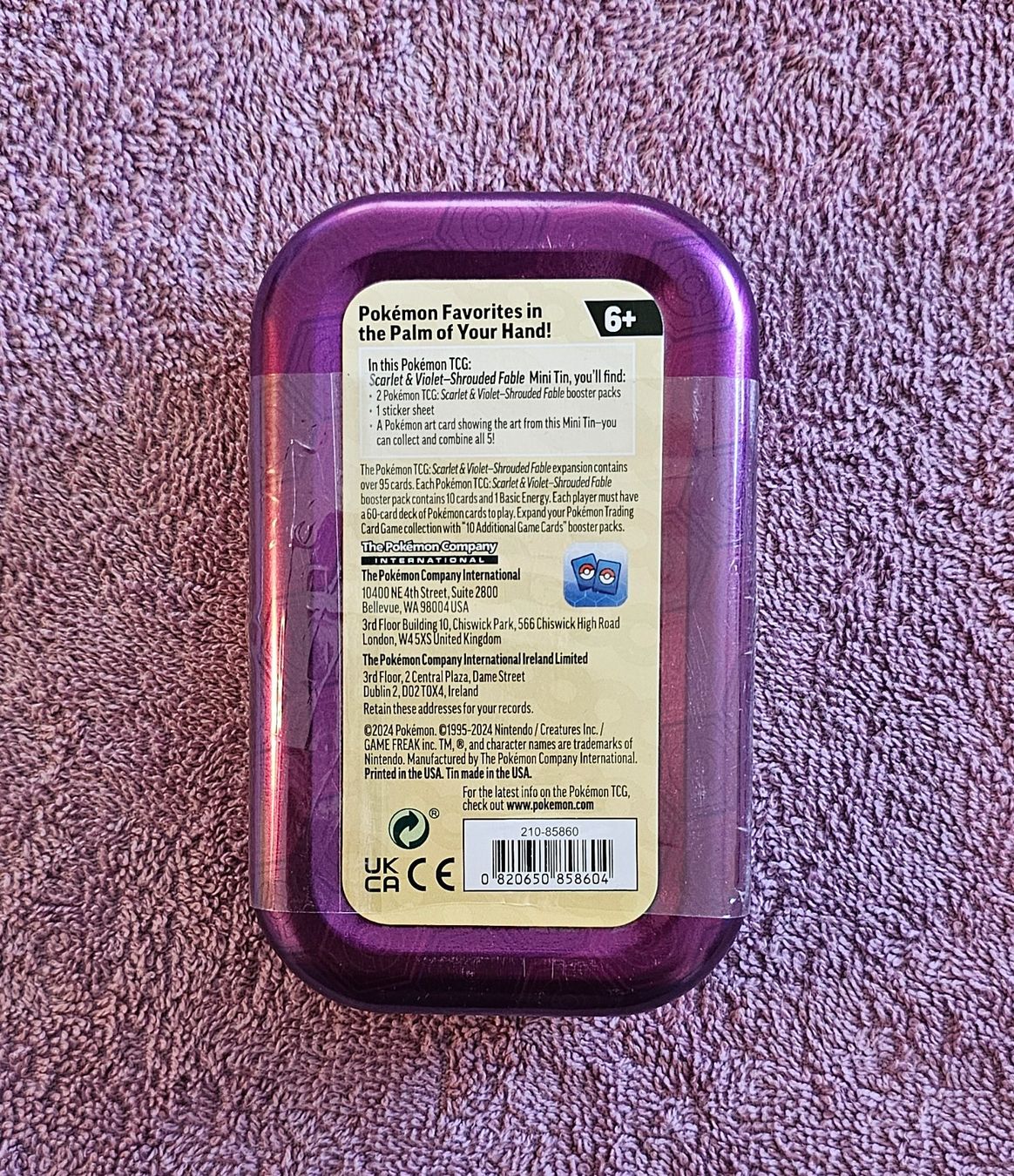 Pokémon Carte collezionabili: Pokémon Mini Tin mit 2 Booster OVP! – Nuovo (secondo la descrizione) da Münchenbuchsee venduto da Pazzo_ 1