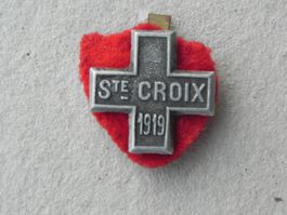Sport Abzeichen Brosche Medaille Ste. Croix VD Waadt 1919
