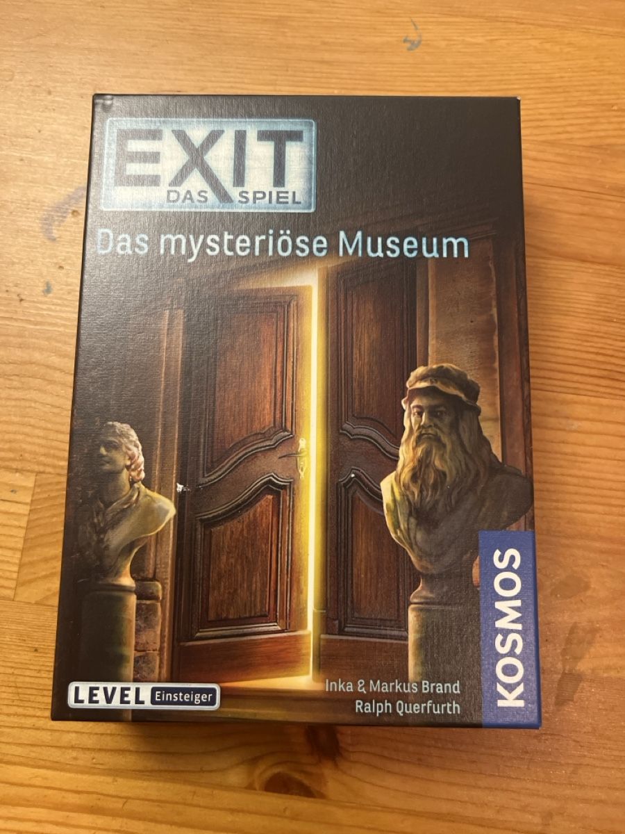 Kosmos Giochi: Exit Das Spiel Das mysteriöse Museum Kosmos Einsteiger – Nuovo (secondo la descrizione) da Andelfingen venduto da estark
