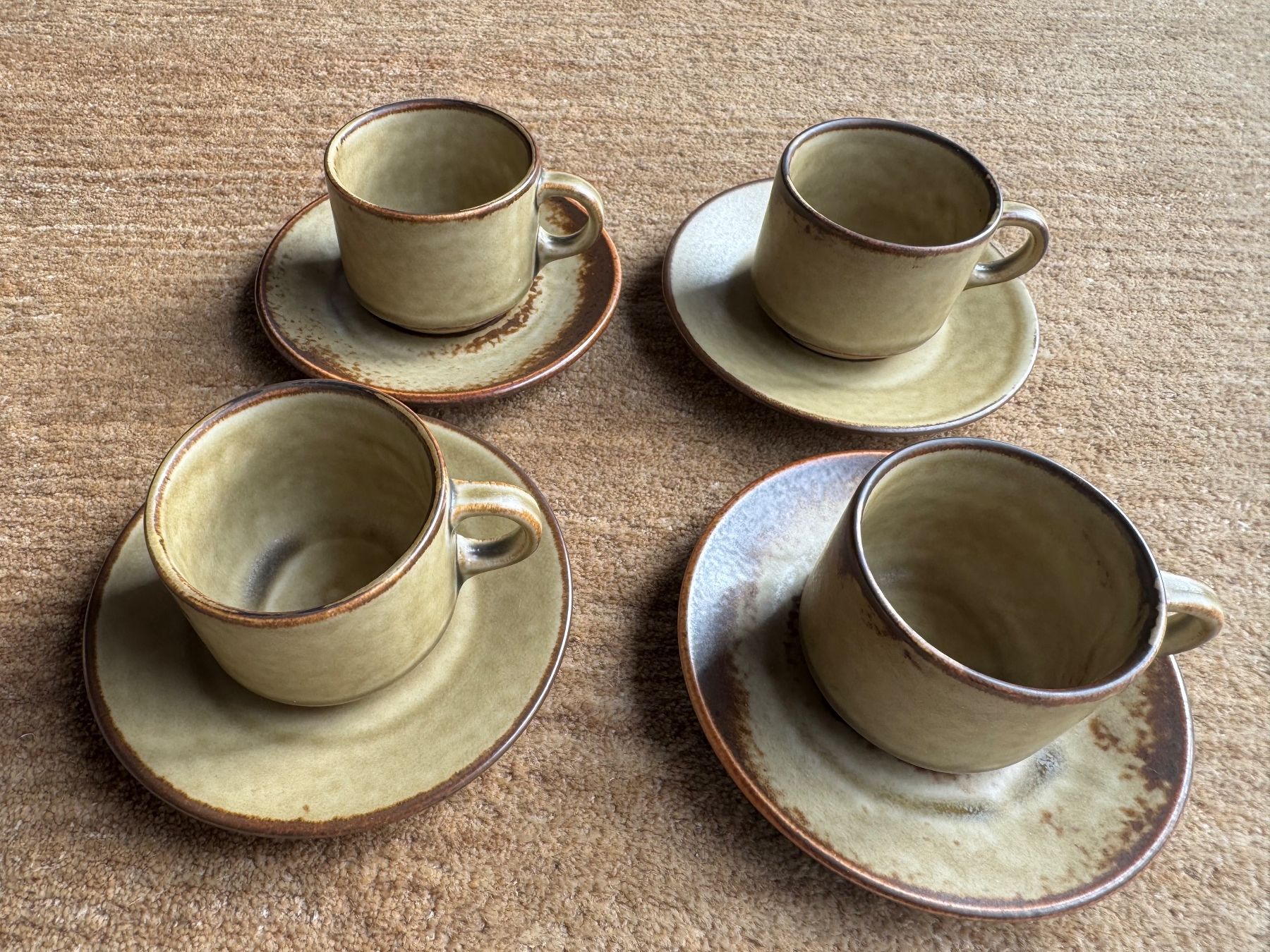 Rosenthal Tazze: Langenthal Sahara -4 Espressotassen - Rosenthal – Usato da Aarau venduto da Anini 2
