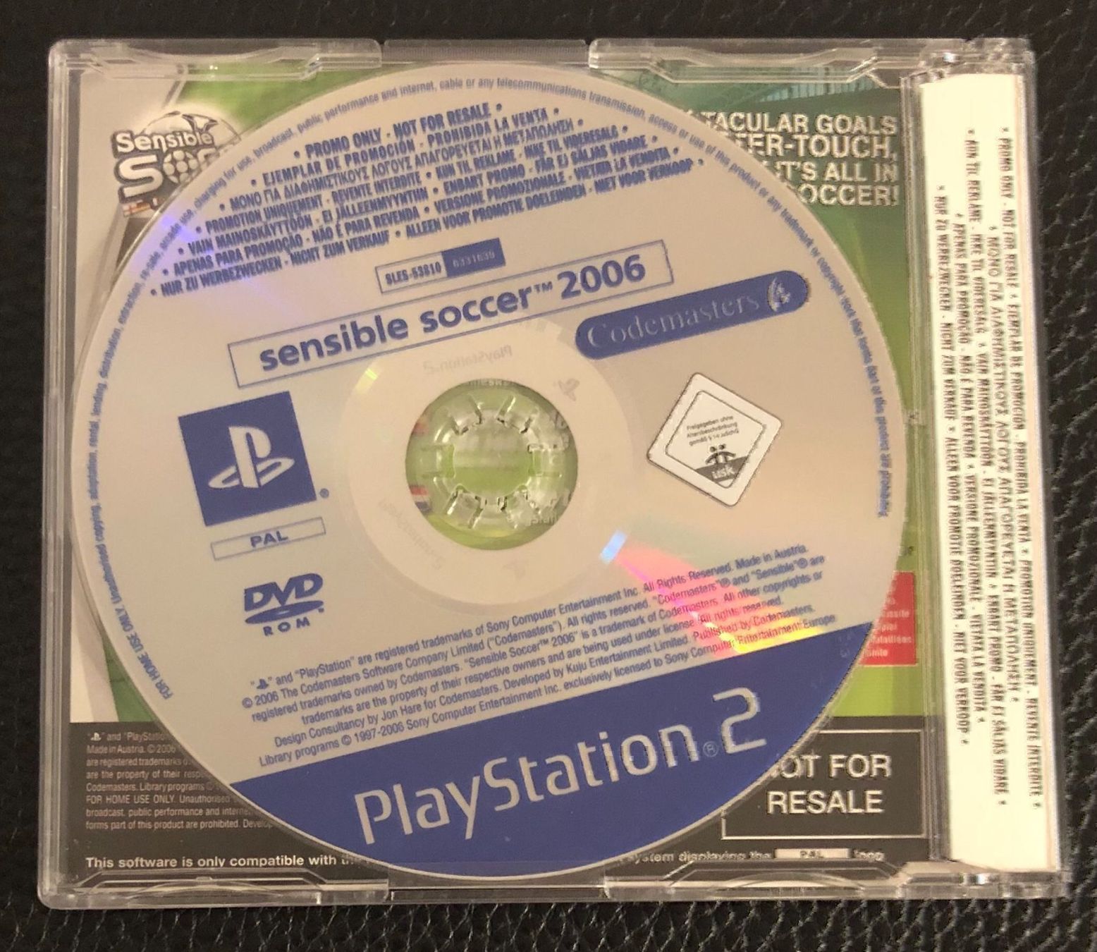 Sony Jeux: Sensible Soccer 2006 Sony PS2 Promo – D'occasion à Kestenholz par Naruto_01 1