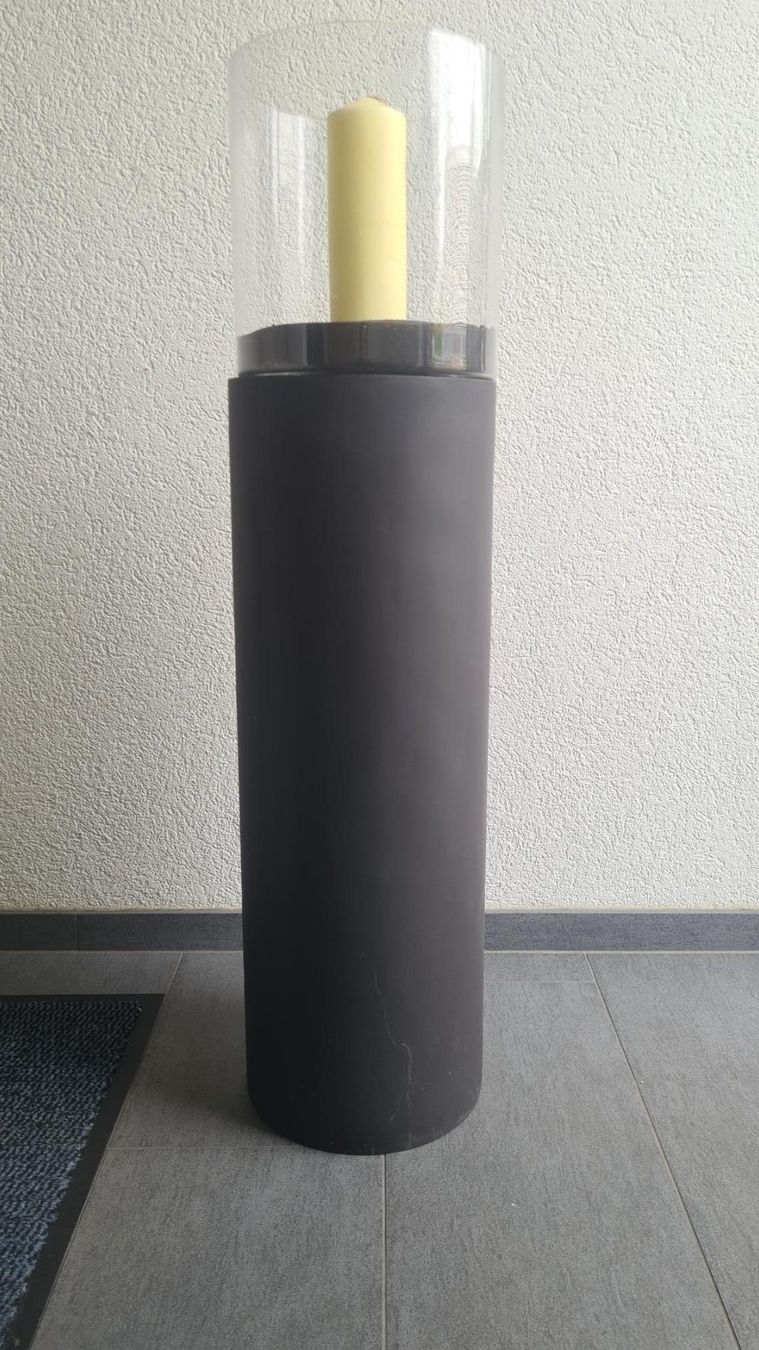 Portacandele: 3 Windlichter/Vasen mit Sockel div. Grössen – Usato da Urdorf venduto da sumrum 1
