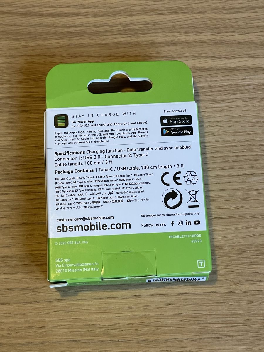 Chargements: USB-C Kabel 1 Meter – Neuf (Voir description) à Bern par tanjaab 1