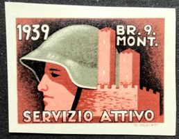 Soldatenmarke 2.WK, Gebirgs Brigade 9, geschn, Wi Kdo 112-2