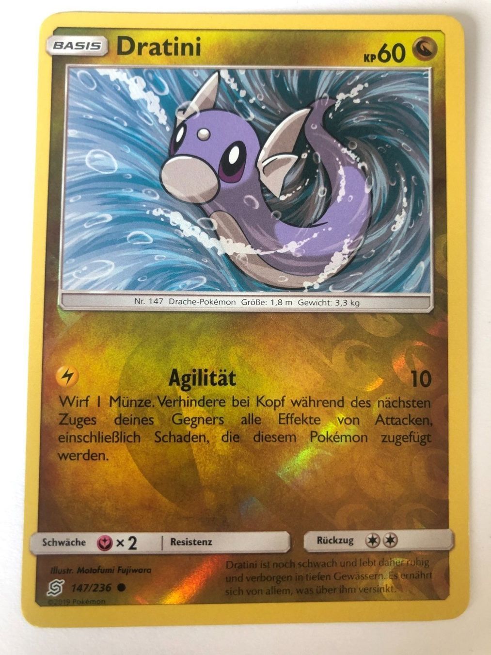 Pokémon Carte collezionabili: Dratini - Reverse Holo - Pokemon TCG – Nuovo (secondo la descrizione) da Nussbaumen AG venduto da Pika-Shop