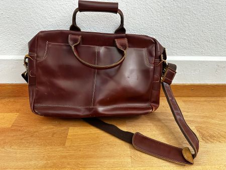 Echtleder Laptoptasche – Braun