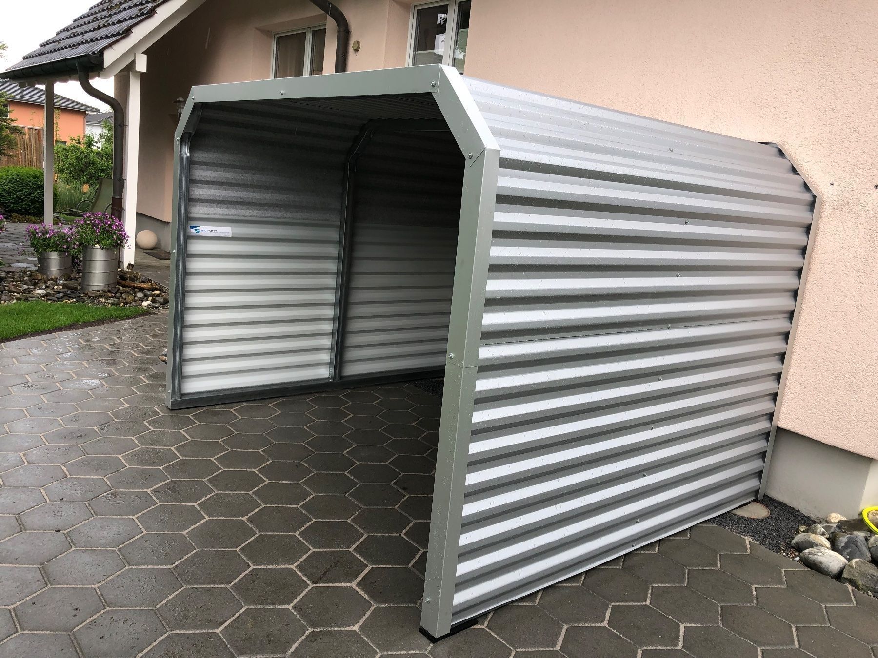 Pareti & Soffitti: 6.5m Trapezblech Wellblech Weissaluminium – Nuovo e nell'imballaggio originale da Bichelsee venduto da 123Tremp321 5