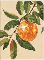 Poster affiche Impression Boule de disco Vintage rétro déco