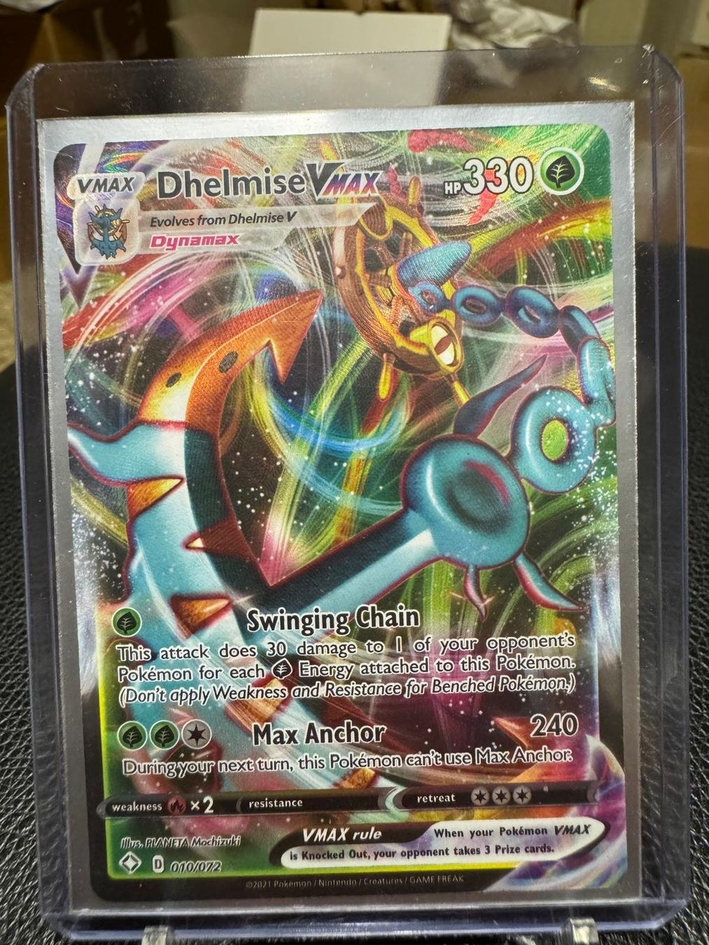 Pokémon Sammelbilder & Trading cards: Dhelmise VMAX | Ultra Rare | SHF 10/72 | EN – Gebraucht aus Spreitenbach von Snacky96