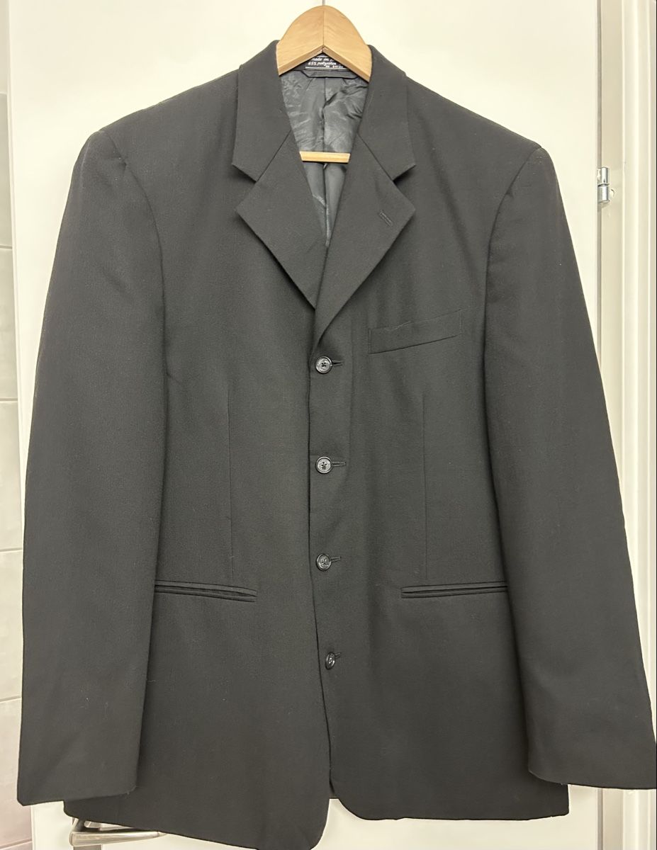 Giacche: Men's Black Suit Jacket, Size 44 – Usato da Saland venduto da ele_vc96