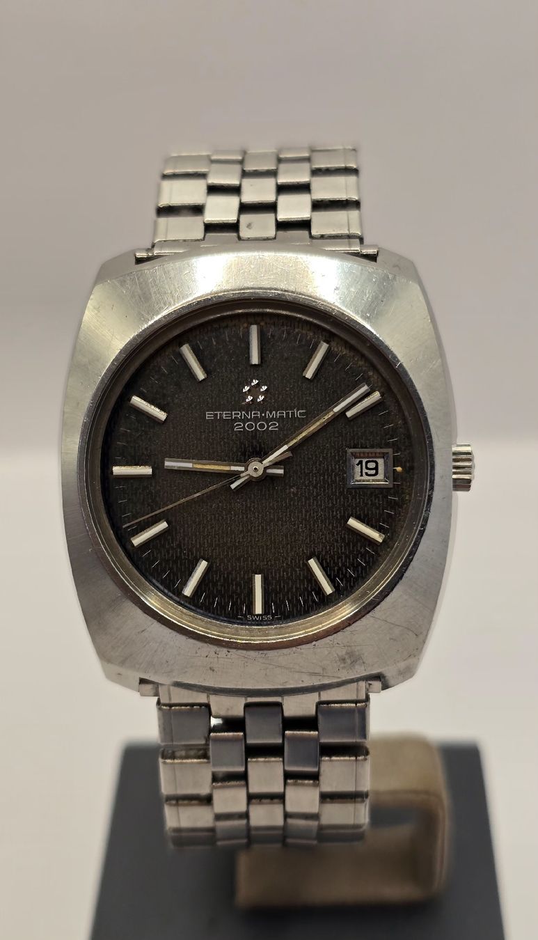 Eterna Uhren: Eterna-Matic 2002 Automatic Date 36,8mm – Gebraucht aus Minusio von AGSuhren