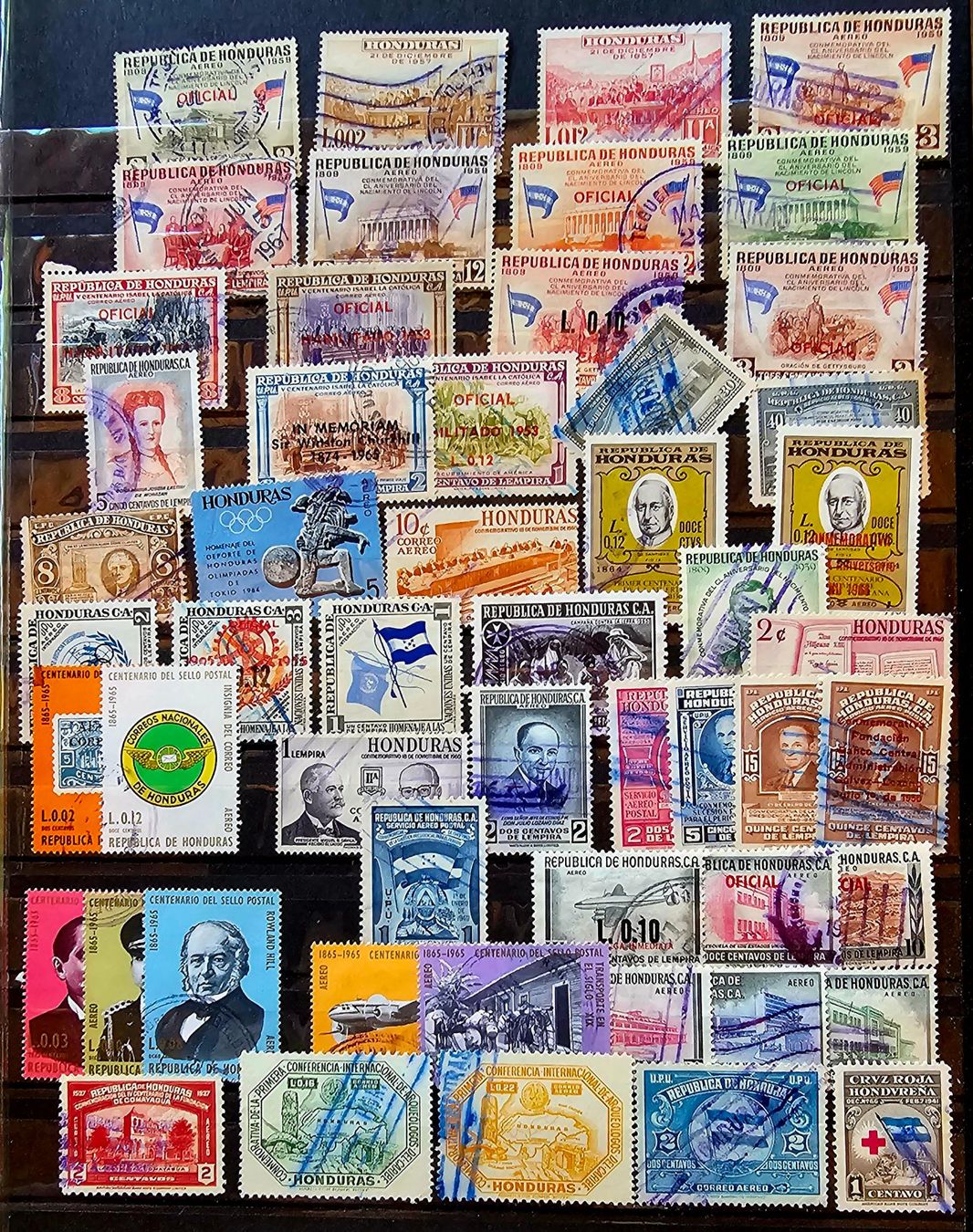 Tutti i francobolli: HONDURAS - alte Briefmarken – Usato da Les Valettes venduto da Nuba1