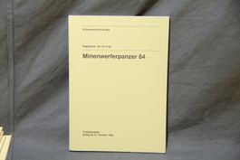 Minenwerferpanzer 64, Probeausgabe Reglement