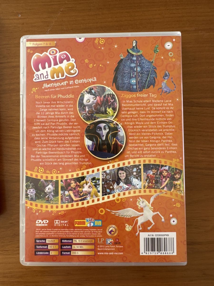 Tutti i DVDs: 3 DVDs Mia and Me – Usato da Arisdorf venduto da forfamily 3