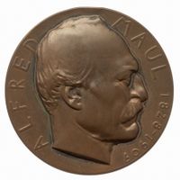 Medaille Alfred Maul 1828-1907 Sportpädagoge und Turnführer