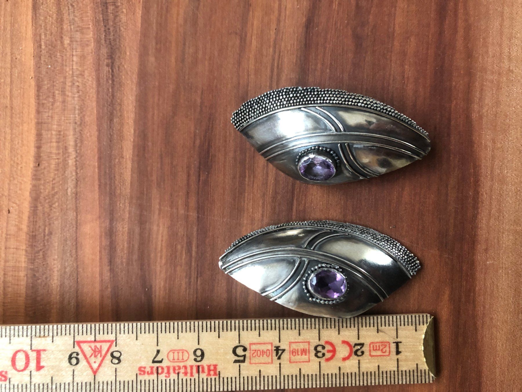 Ohrringe & -stecker: Ohrringe silber 925 mit Amethyst – Gebraucht aus Buchs ZH von krenzi 1