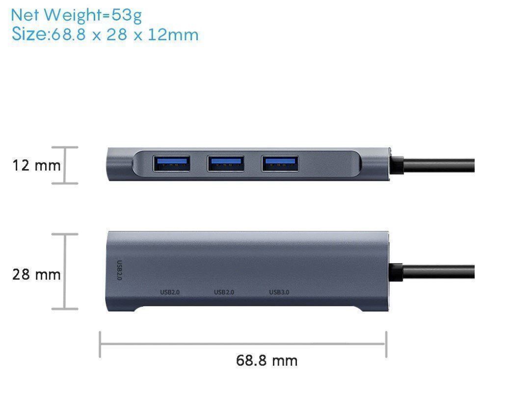 Docking station: Bakeey 4-In-1 USB-C HUB Docking Station – Nuovo e nell'imballaggio originale da Winterthur venduto da Pcline1 8
