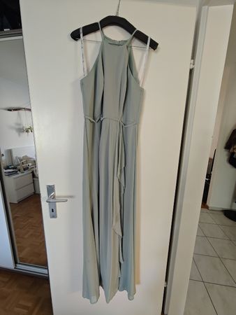 Sage Green Bridesmaid / Wedding Guest Dress, Size 38 EU / 6 