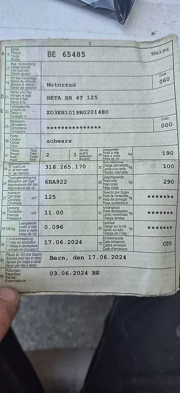 Beta Enduro: Beta RR T4 125 (4200.-) – Usato da Worb venduto da jon_8py5 2