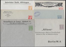 LOT Privat-GS illust. verschieden inkl. Wertstempel ab 1.-