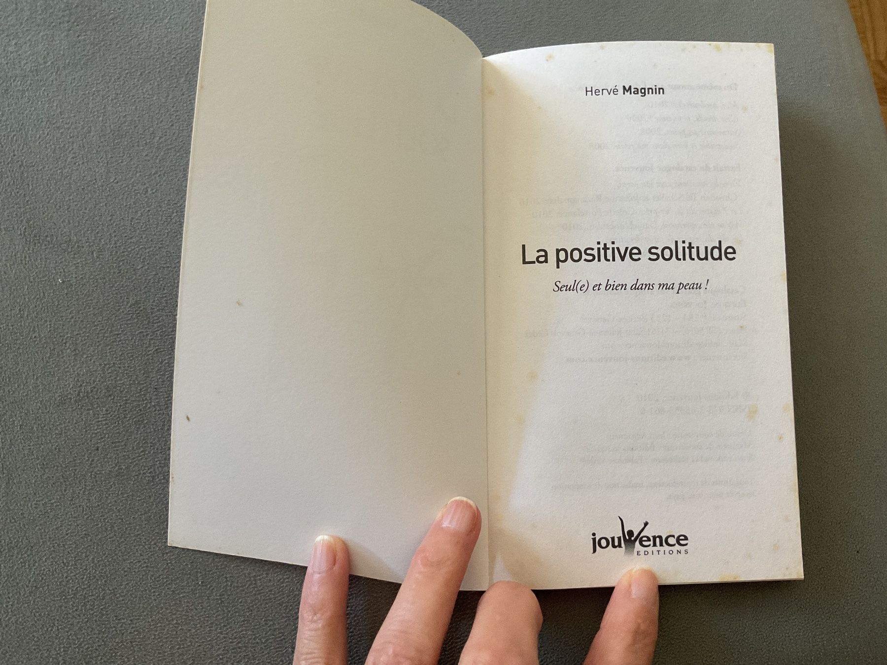 Bücher: La positive solitude, éditions Jouvence – Gebraucht aus Icogne von luna.16 4