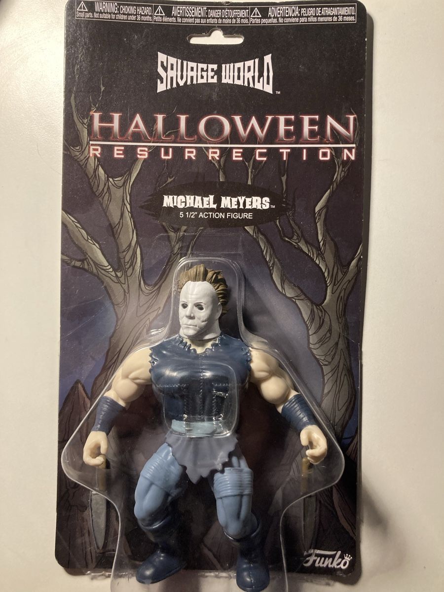 Statuette: Action Figure Halloween Savage World – Nuovo e nell'imballaggio originale da Villars sur Glâne venduto da billbaroud