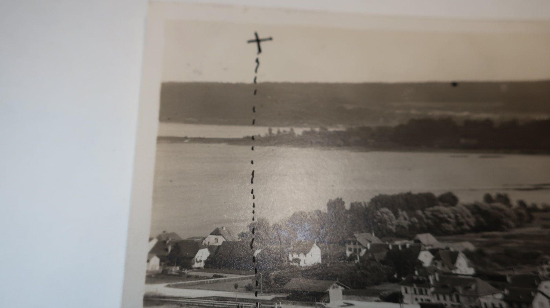 Cartoline postali: Landeron et lac de Bienne  1925 – Usato da Cormoret venduto da Pascalll2001 2