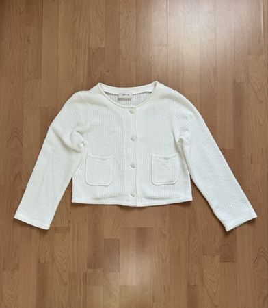 CARTOON weisse Strickjacke Gr. XS/34 