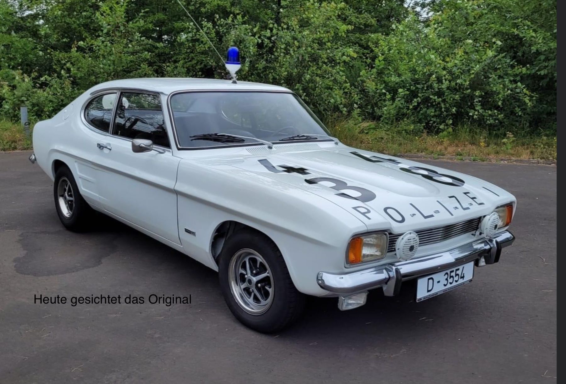 Ford Modellautos: Alter  BLECH POLIZEI FORD CAPRI GANZ METALL – Gebraucht aus Ipsach von Merlux 5
