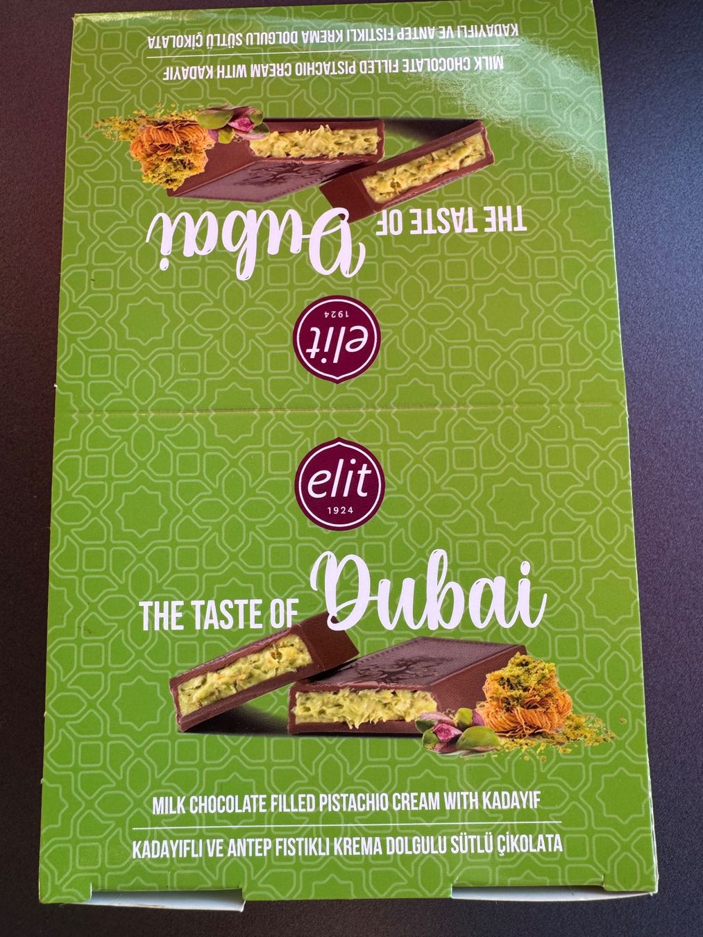 Cibi & Specialità: Dubai Schokolade 24x30gr.  (720gr) – Nuovo e nell'imballaggio originale da Moosseedorf venduto da SDmedia 3