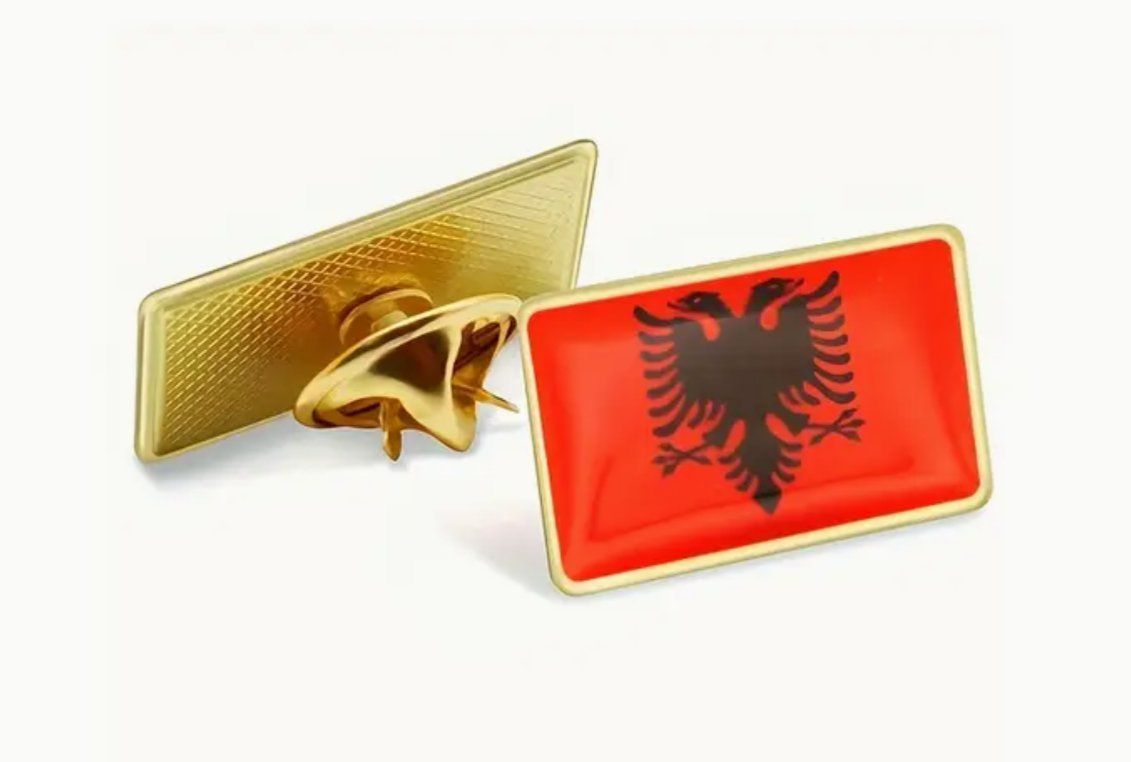 Plaketten & Abzeichen: Pin Anstecker Albanien – Neu und originalverpackt aus Dintikon von Vexi
