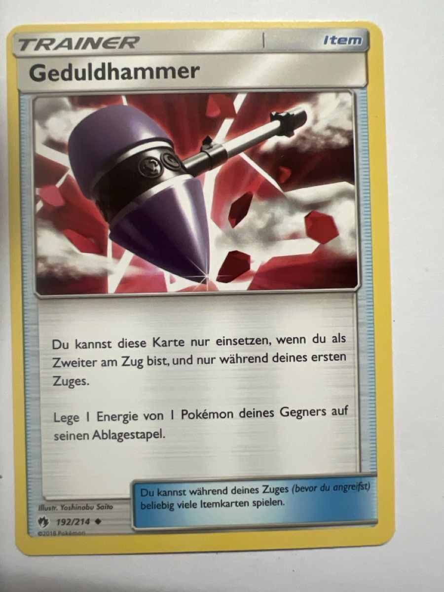 Pokémon Cartes à collectionner: Geduldhammer Pokémon  – D'occasion à Frauenfeld par mwguv