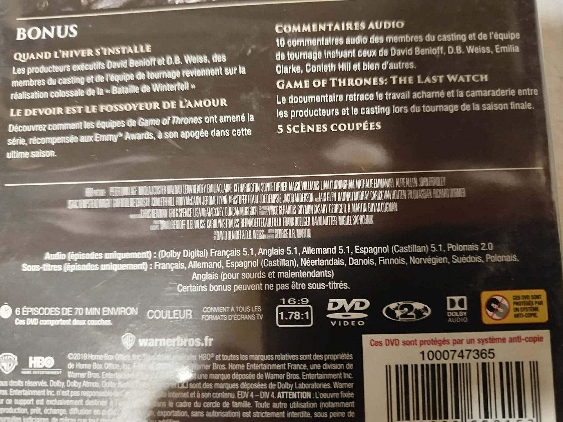 Alle DVDs: Game of Thrones -  1-8 – Gebraucht aus La Chaux-de-Fonds von Emmaus2300CDF 7
