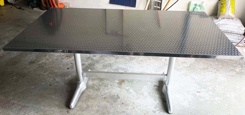 Robuster Tisch aus Aluminium für Garten/Terrasse (160X90cm) Kaufen