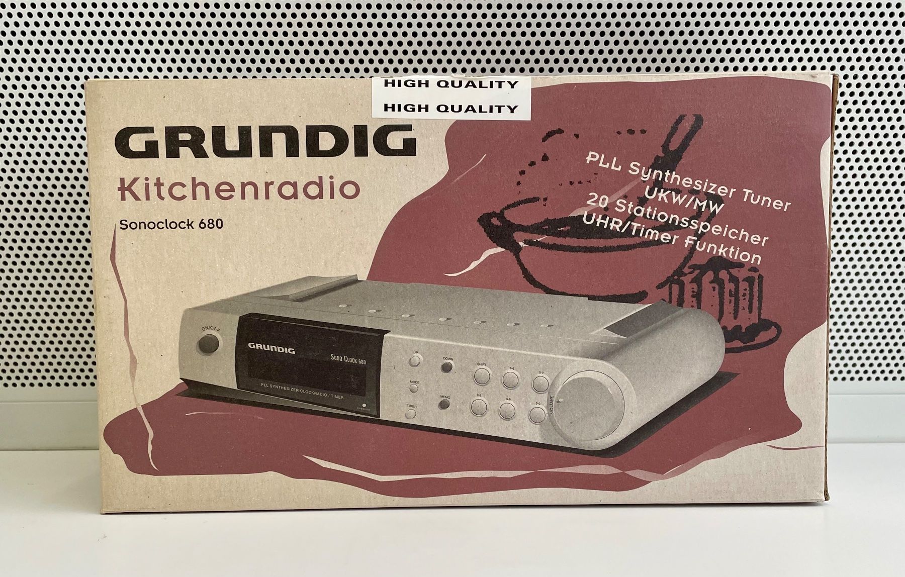 Grundig Radio: Küchenradio - Grundig Sonoclock 680 - Ungebraucht – Nuovo e nell'imballaggio originale da Winterthur venduto da Samas1 3