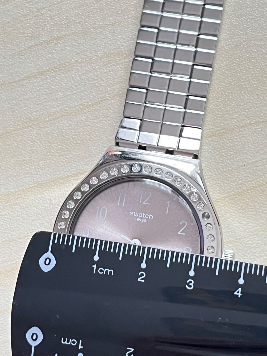Swatch Uhren: Swatch Damenuhr Automatik Silber mit Steinen – Gebraucht aus Grenchen von chththl 5
