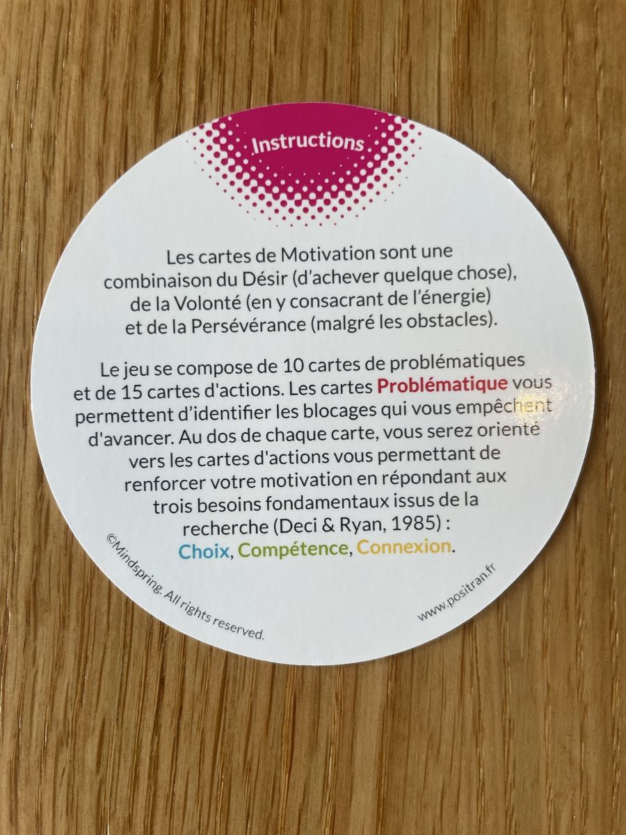 Giochi: Cartes de motivation  – Usato da Fribourg venduto da Mymikrakra01 1