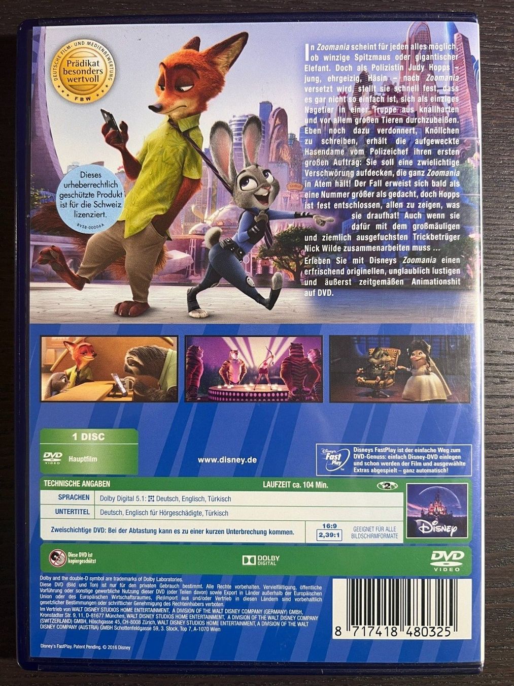 Tutti i DVDs: Zoomania – Usato da Zürich venduto da FilmFreunde 1