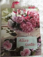 Geschenktüte Verpackung Blumen Tüte Geburtstag alles gute L