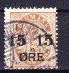 Timbre Danemark 15 øre - 1904 - Obl.