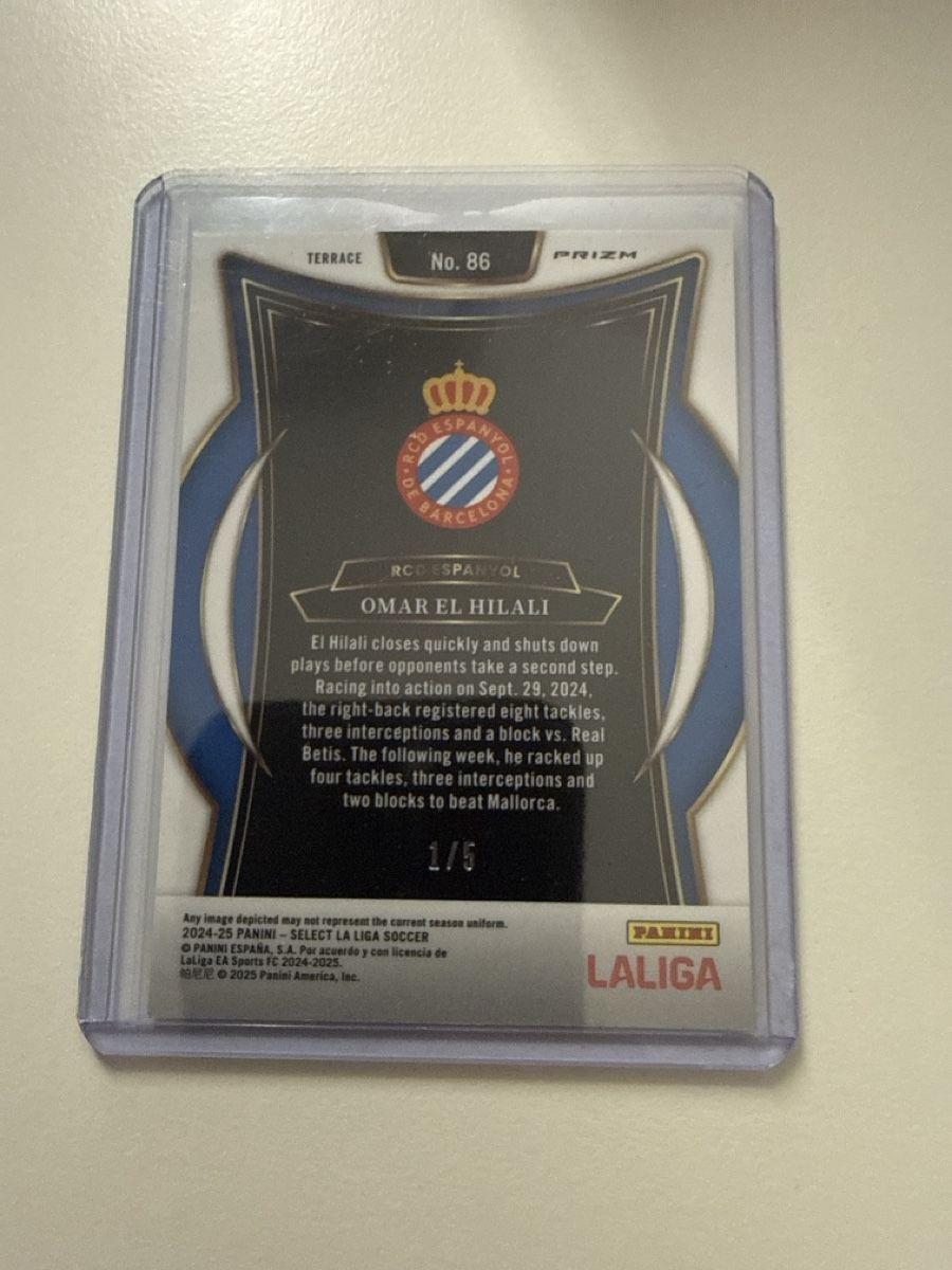 Panini Carte collezionabili: Omar el Hilali 1/5 / Panini select – Usato da Bäretswil venduto da pu0_7rmv 1